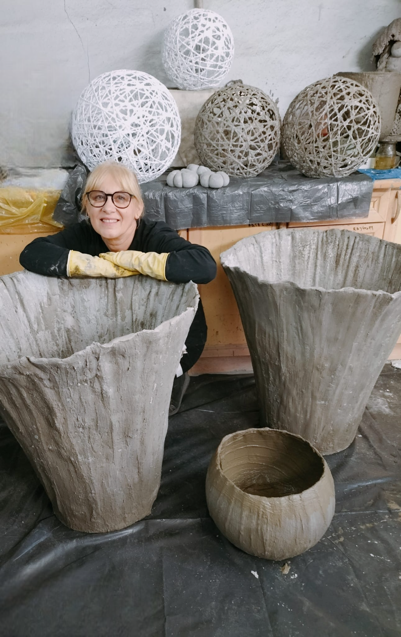 Beata Patalas - donice z betonu